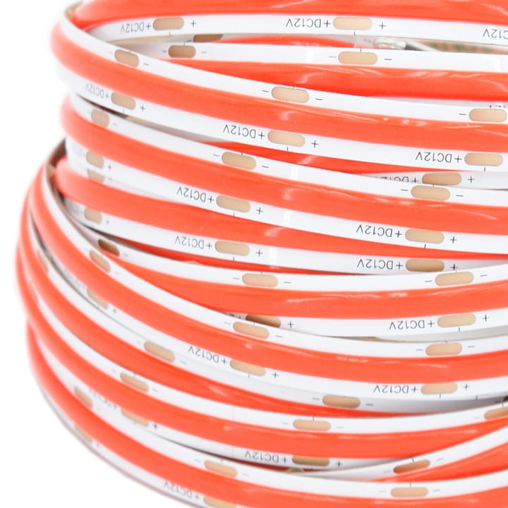 LED pásek COB 12V / 480LED / 9W / ČERVENÁ / IP20 / 8mm / PRO+